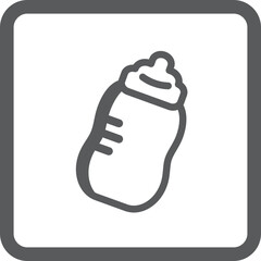젖병 우유 수유병 픽토그램 일러스트 아이콘 Baby bottle Milk bottle Pictogram illustration icon