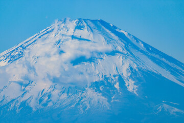 江ノ島と富士山