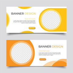 Modern business banner abstract design. Clean simple creative background vector template design