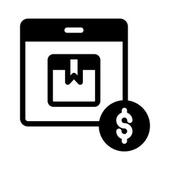 online shop glyph style