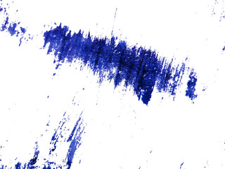 blue paint splashes on transparent background