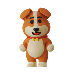 Cute Dog mascot Animal 3D
