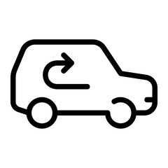 air conditioner line icon