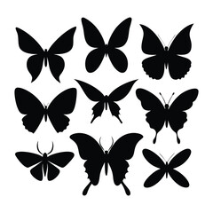 Silhouette Art: 9 Beautiful Butterfly Designs