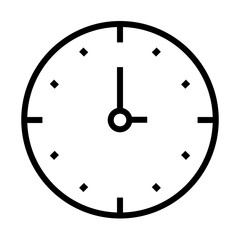 Clock Icon Symbolizing Time Management, Scheduling, or Punctuality