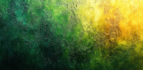 Obraz premium Vivid lime green gradient with artistic textures, fresh and modern backdrop