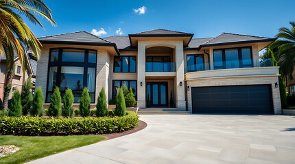 Luxury Modern Home Exterior: Dream House Design and Architecture