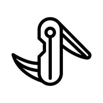 recommend clip art: pocket knife outline style