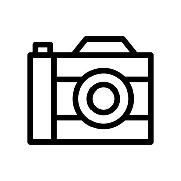 recommend clip art: camera photography outline style