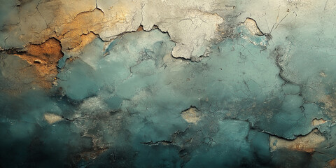 Vibrant Abstract Texture with Gradient Transition from Warm Orange to Cool Blue Tones