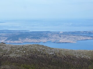 View of the Adriatic Sea and islands from the Premuzic Trail - Velebit Nature Park, Croatia (Pogled na Jadransko more i otoke sa planinarskog puta Premužićeva staza - Park prirode Velebit, Hrvatska)
