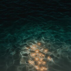 Shimmering Sunlit Water  Abstract Aquatic Texture  Nature Background