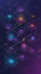 Obraz premium Conceptual Flowchart Illustration of Machine Learning Process and Algorithms