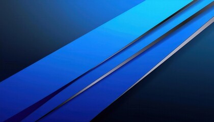 abstract geometric blue background with diagonal black and light blue lines, modern minimalist digital design for branding, presentation, and web graphics

