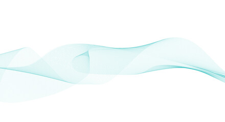 Abstract flowing wave lines background stock illustration. 