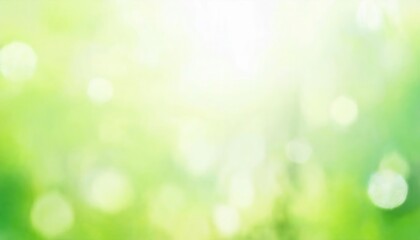 serene green and white bokeh light background with soft blurred nature tones, perfect for design, presentation, or digital art


