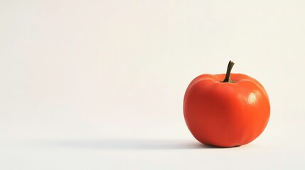 Obraz premium persimmon isolated on white background, full depth of field