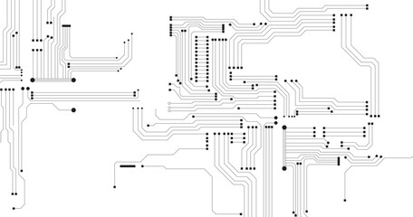 Circuit Template vector illustration design