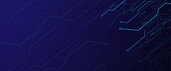 Vectors Abstract connecting lines and dots., Social networking, network connection and global communication technology background