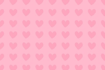 Pink heart background, simple love