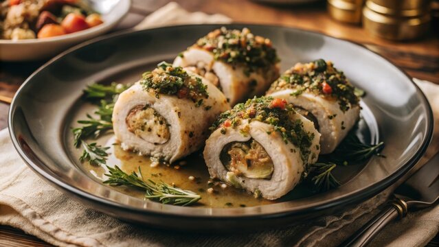 Preparing delicious swordfish involtini with breadcrumbs a culinary adventure in home cooking