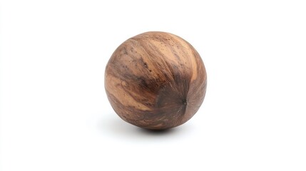 Walnut, nut, isolated on white background, full depth of field