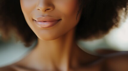 Fototapeta premium Close up portrait of a woman