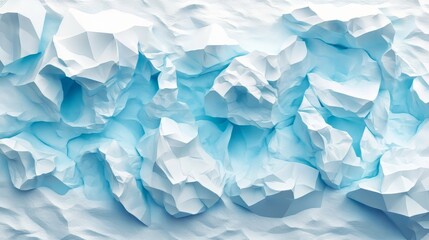 Obraz premium Abstract icy blue landscape texture