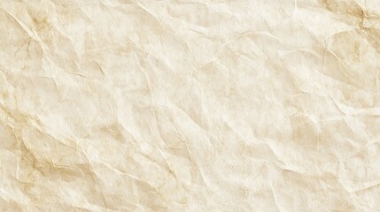 Fototapeta premium Textured beige crumpled paper background