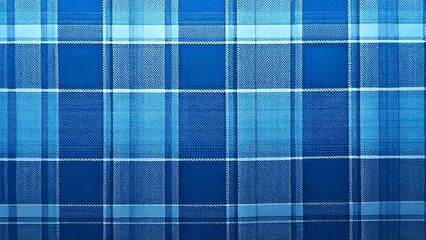 可愛いチェック柄の背景素材テクスチャイメージ AI生成素材 水色 ブルー