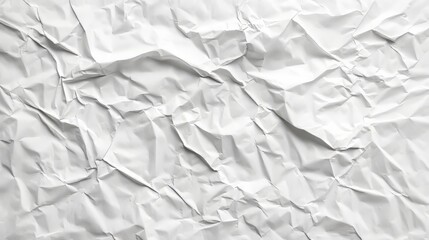 Obraz premium Texture of crumpled white paper