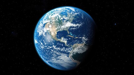 Obraz premium Stunning view of Earth from space with vibrant colors