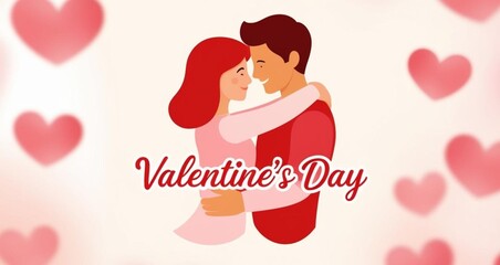 valentine couple ornament background