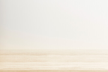 White and beige wood background