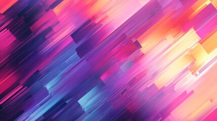 Abstract Vibrant Hues: A Symphony of Color and Light