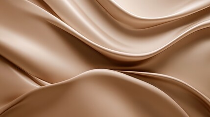 Fototapeta premium Soft beige fabric, elegant curves