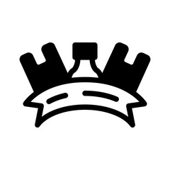 plastic ribbon solid style