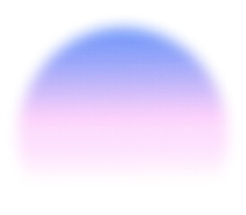 Gradient blue pink png element shape effect, transparent background