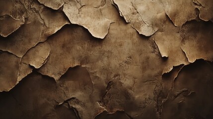 Naklejka premium Textured brown wall background