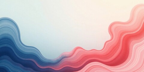 Serene Abstract Waves in Soft Pastel Hues A Visual Representation of Tranquil Energy and Gentle Movement