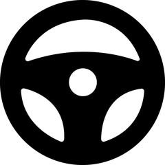 steering wheel icon.Car/automobile steering wheel or driving wheel flat icon for apps and websites.steering wheel icon or logo isolated sign symbol vector illustration,isolated on white background.
