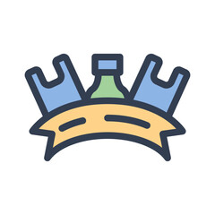 plastic ribbon filled style