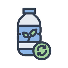 bottle eco recycle filled style