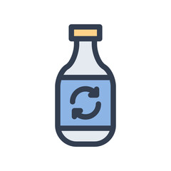 recycle plastic bottle filled style