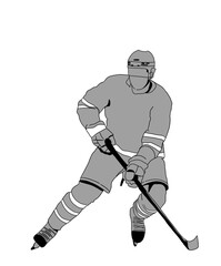 Obraz premium ice player hockey