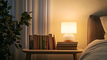 Calming Bedroom Setup with Whimsical Theme Featuring Soft Lighting and Cozy Aesthetic