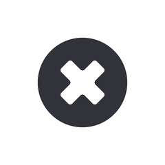 Math multiply symbol solid icons, minimalist vector illustration ,simple transparent graphic element .Isolated on white background