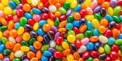 A Colorful Assortment of Sweet Candy Beans, a Delightful Treat for Any Occasion