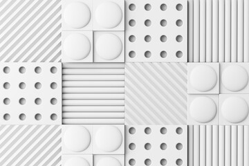 Abstract wall panel png pattern, transparent background