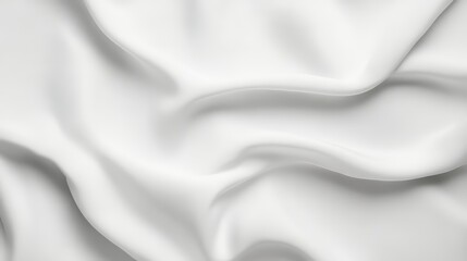 Obraz premium Soft white fabric, elegant drapes